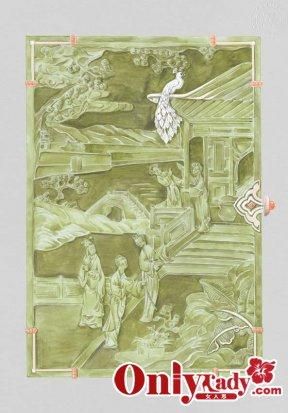將雕琢中國古玉化身為盒蓋 將雕琢中國古玉化身為盒蓋