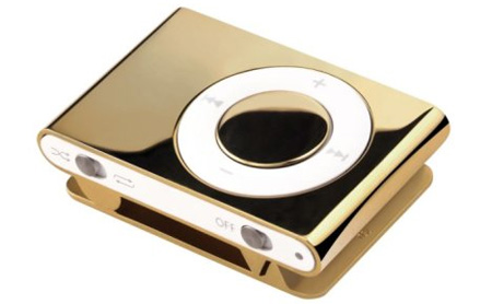 黃金的iPod Shuffle
