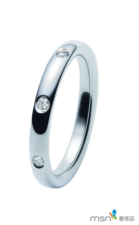 ŌWedding bands - Infini@,0.06ct
