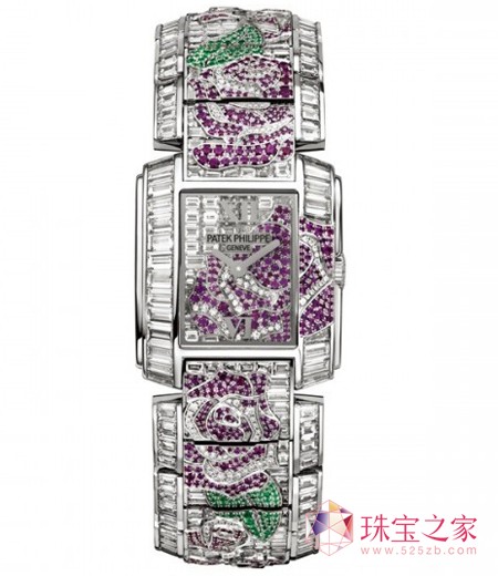 Patek Philippe 玫瑰珠寶腕