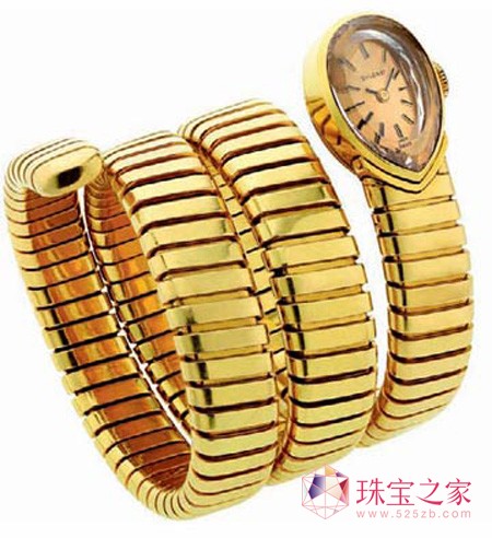 寶格麗黃金Tubogas系列手鏈表