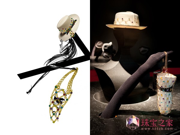 Borsalino(博薩利諾)金帽子 帽子與珠寶