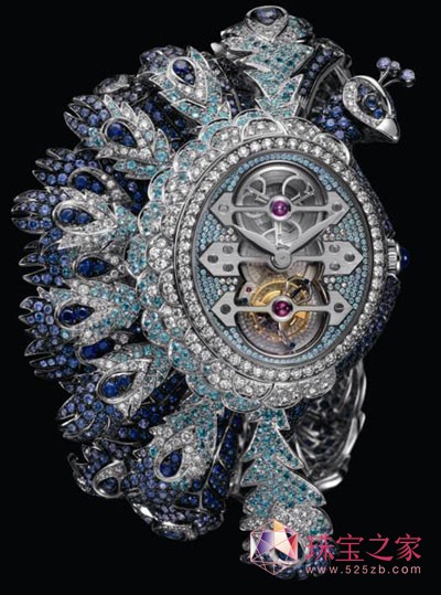寶詩龍HéRA TOURBILLON手鐲表 腕上的洛可可花園
