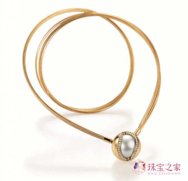 WEMPE珍珠鑲鉆項鏈