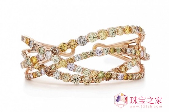 Kwiat 彩色鉆石18克拉玫瑰金手鐲 Kwiat 彩色鉆石18克拉玫瑰金手鐲
